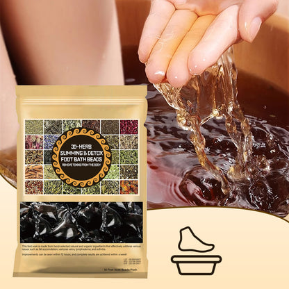 Natural Herbal Foot Bath Condensate Beads Shaping Removal