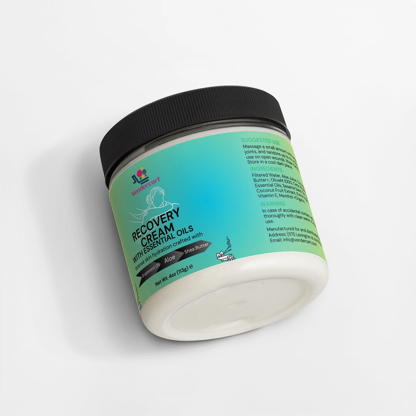 Recovery Cream For Joints, Tendons And Muscles Deep Relief With Hydration Boost