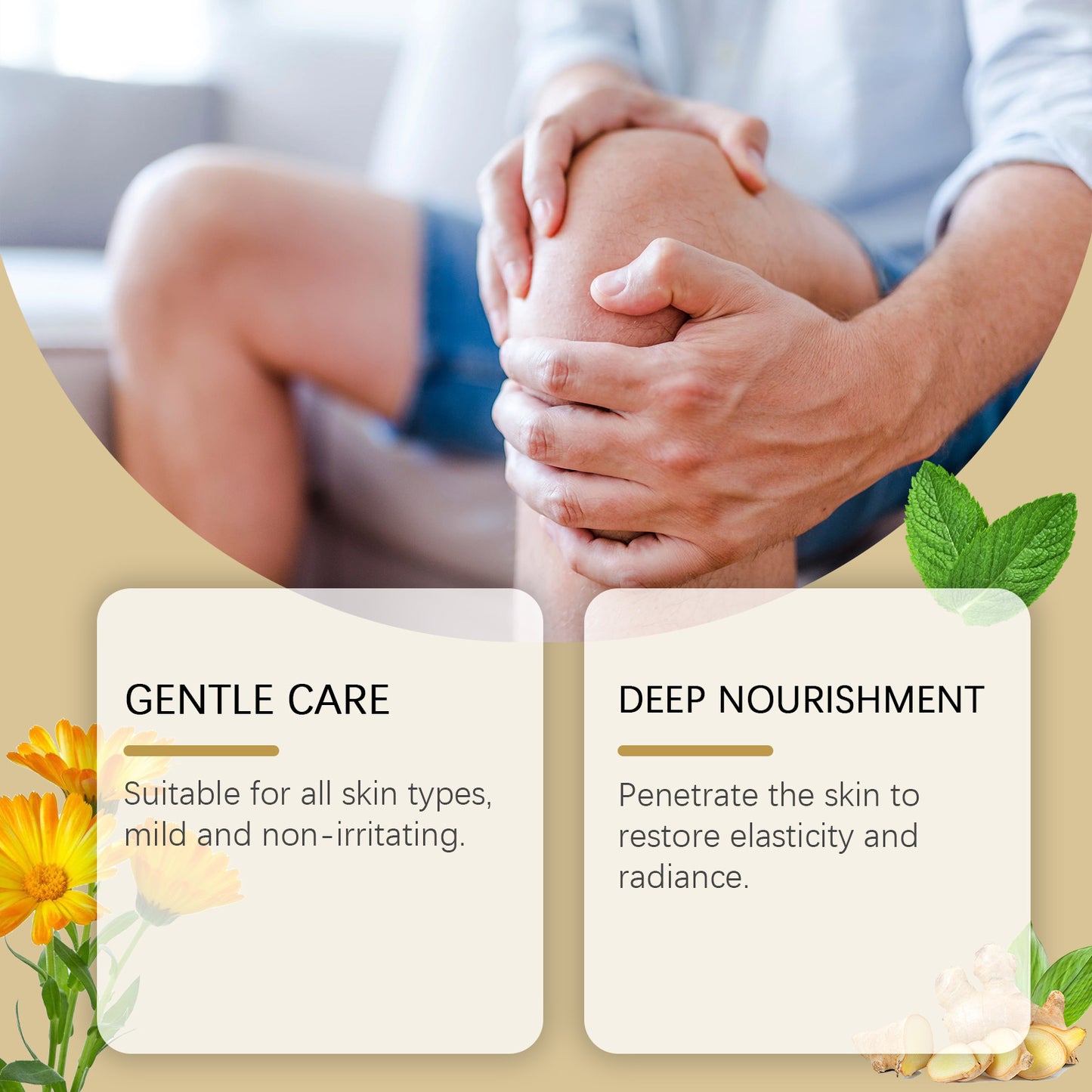 All-natural Herbal Topical Pain Relief Cream